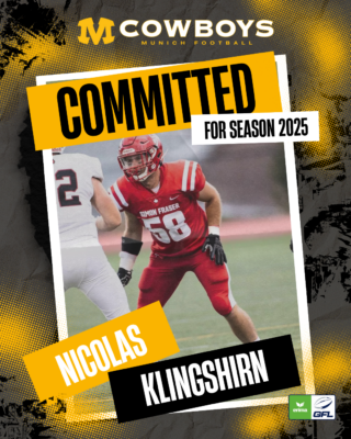 Nicolas Klingshirn - Munich Cowboys 2025